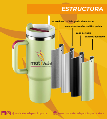 Tazón Tumbler rosa