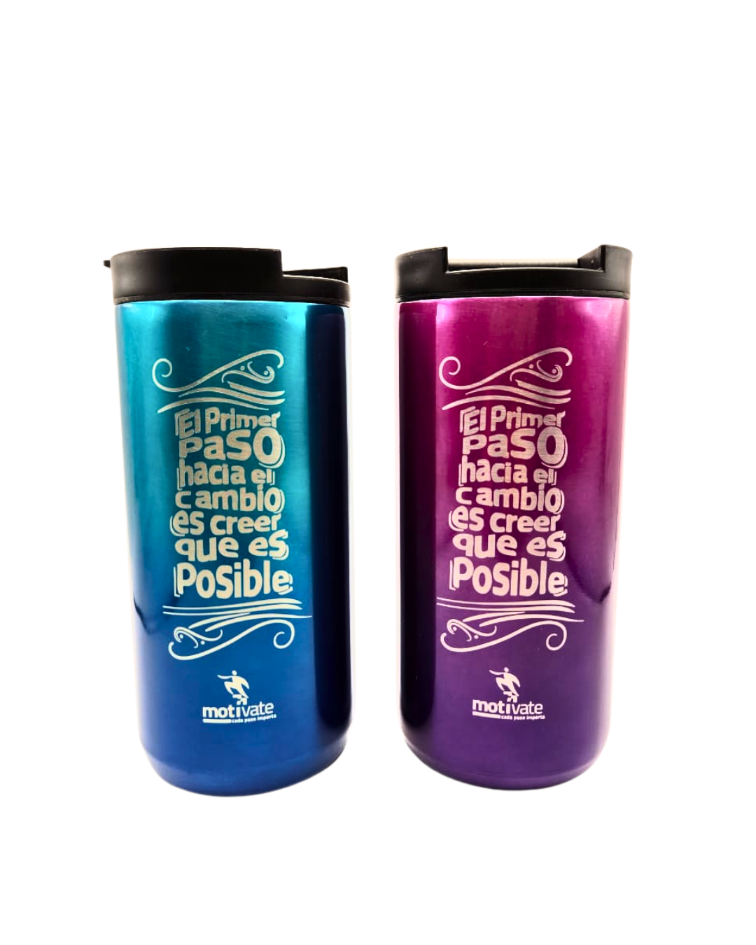 Mug transportable azul