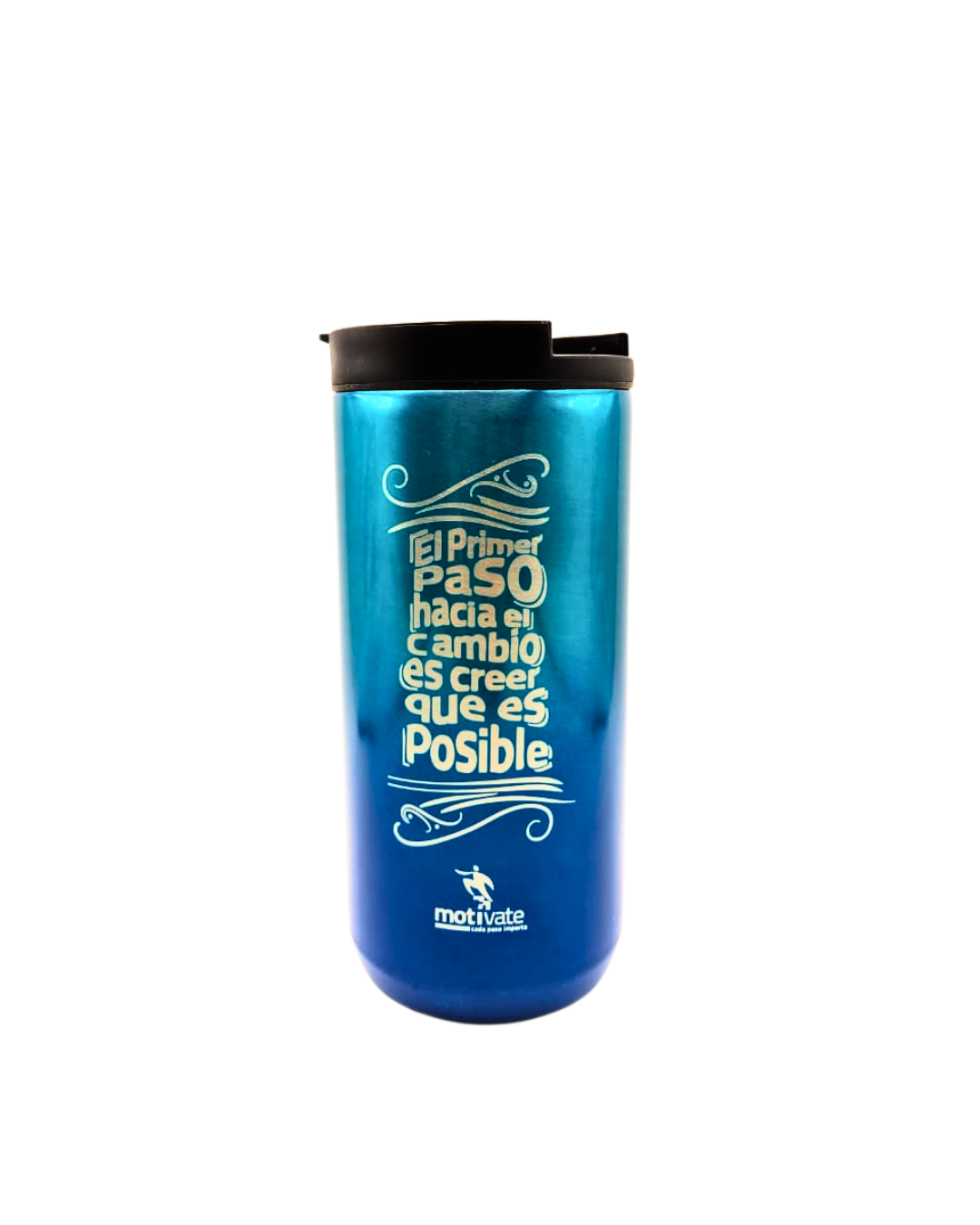Mug transportable azul