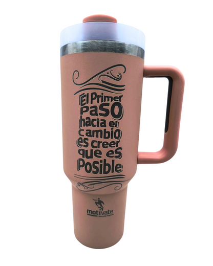 Tazón Tumbler rosa